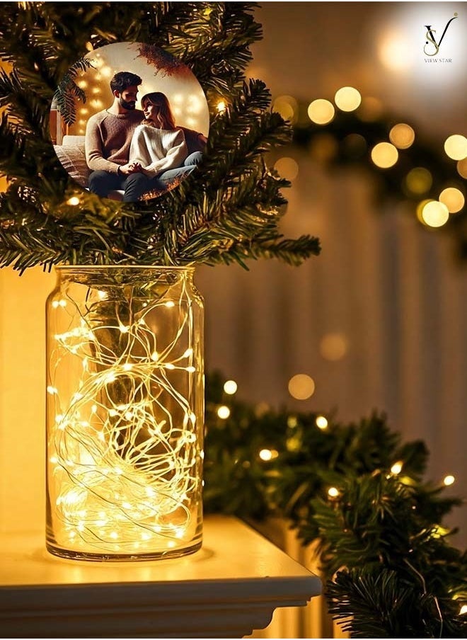 VIEW STAR Viewstar Pack of 3 (9 Meters) Battery Powered LED Fairy String Lights - LED Lights - Decor Lights - Home Lights – Warm White Decorative Lights for Indoor & Outdoor Use, Flexible Copper Wire Lights for Parties, Weddings, Home Décor, and Festive Events (Includes Batteries, Yellow)  - Image 2