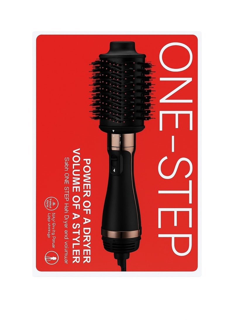 One Step Professional Hair Dryer and Brush 1200W Easy to Use Multi-Function One-Step Hot Air Distribution - Image 5