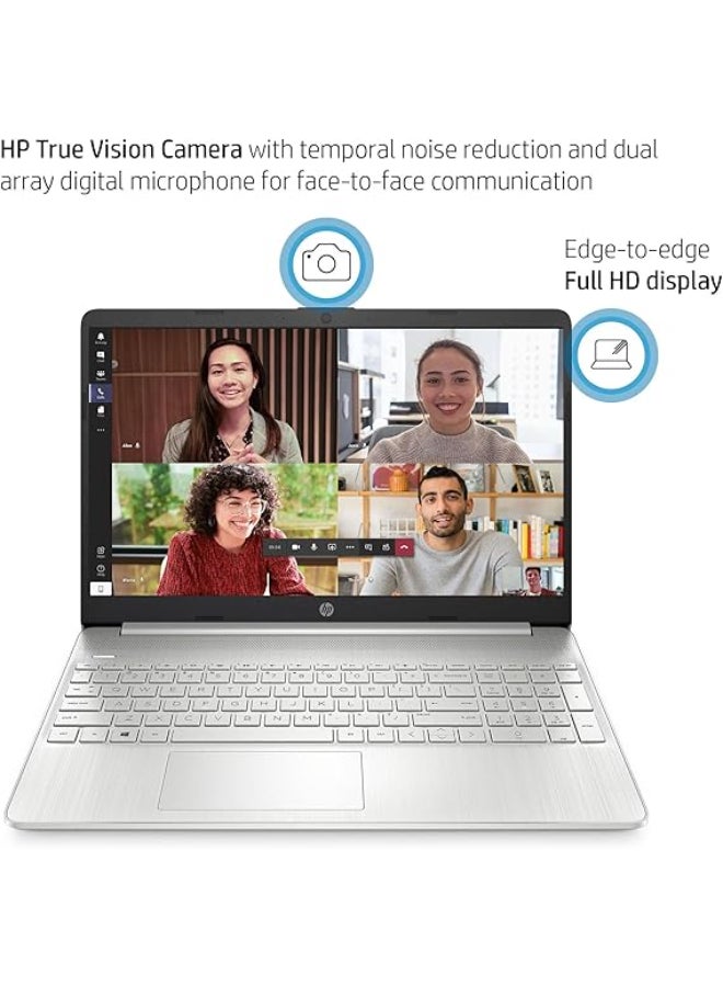 HP PRODESK 400 G7 Laptop With 15.6-Inch Display, Core i5-10400 Processor/8GB RAM/256GB SSD/Intel Iris XE Graphics/Windows 10 English/Arabic Silver - Image 4