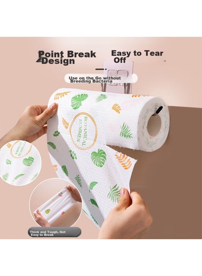 Mengting Disposable Wipes, Non-woven Fabric, 20cm*400 Sheets, Lazy Person's Cleaning Cloth, Wet And Dry Use, Absorbent Kitchen Paper Towels - Image 3