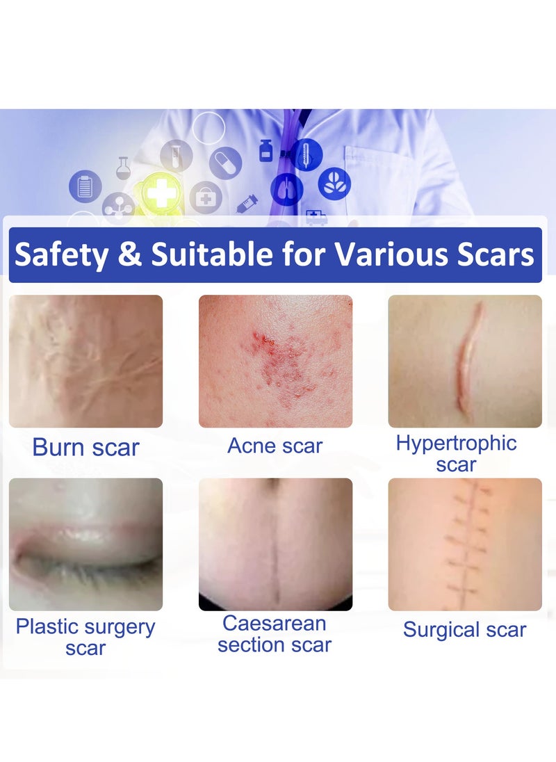 Elaimei - Silicone Scar Sheets 3M *4 cm Soft Silicone Gel  Scar Sticker Efficient Beauty Scars Removal - Image 1