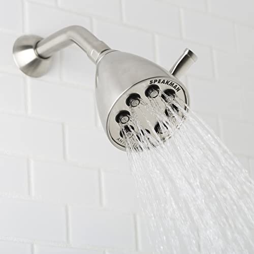 Speakman S-2251-MB Signature Icon Anystream High Pressure Adjustable Solid Brass Shower Head, 2.5 GPM, Matte Black - Image 3