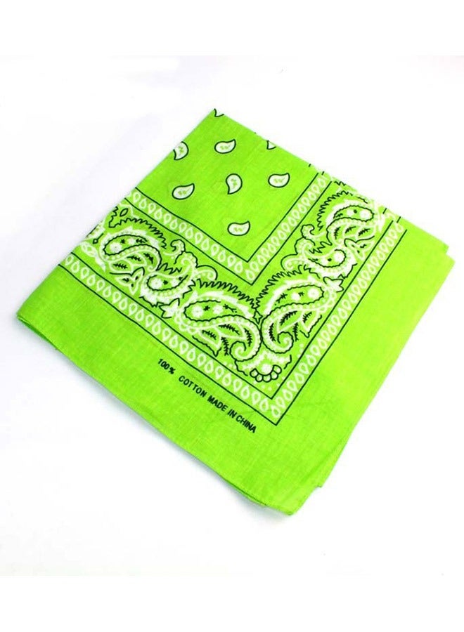 Hip-Hop Stylish Fashion Hair Band Fluorescent Green 55 x55cm