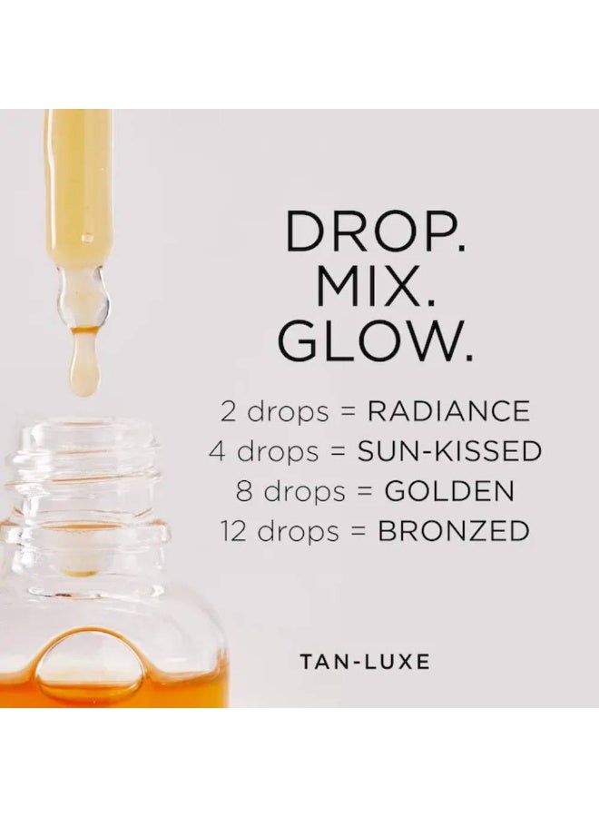 TAN-LUXE Mini THE FACE Illuminating Self-Tan Drops 10ml - Light/Medium - Image 3