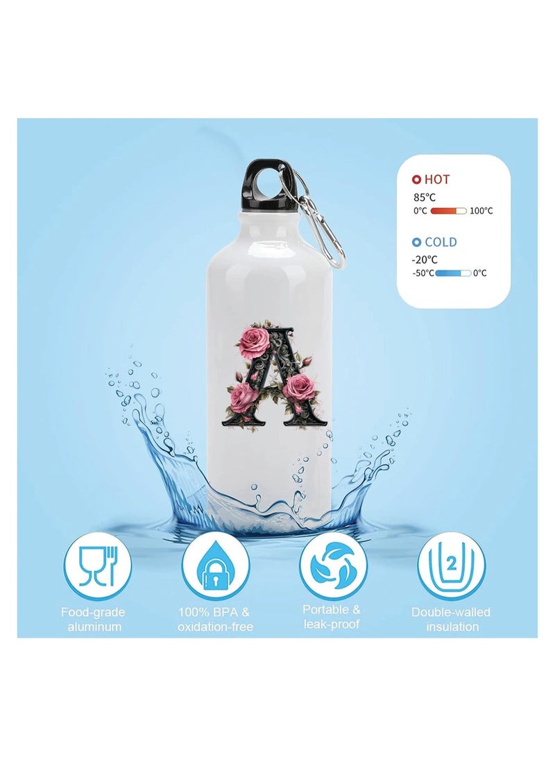 برينت شوب فور مي قارورة مياه مطبوعة بحروف أولية - حافظ على رطوبة جسمك بأناقة مع الإصدار المحدود من قارورة ماء مطبوعة بحروف أولية - هدية أنيقة لعيد الميلاد - للأصدقاء والعائلة - Image 4