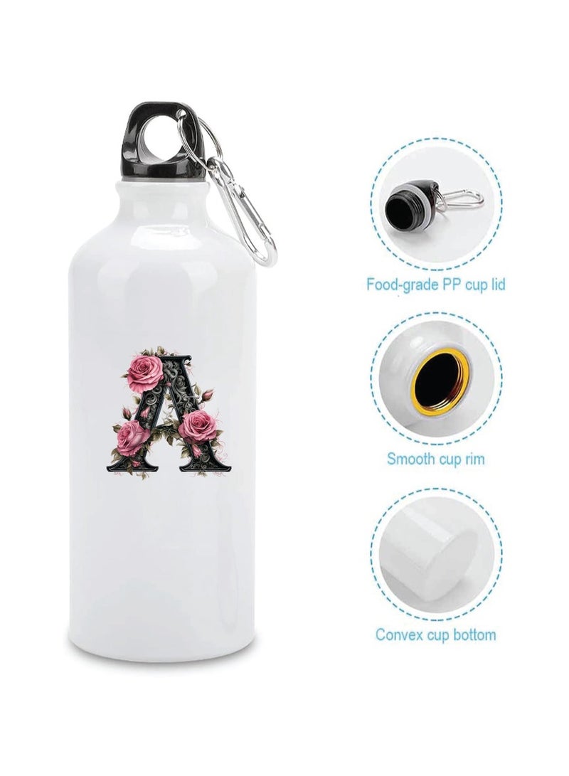 برينت شوب فور مي قارورة مياه مطبوعة بحروف أولية - حافظ على رطوبة جسمك بأناقة مع الإصدار المحدود من قارورة ماء مطبوعة بحروف أولية - هدية أنيقة لعيد الميلاد - للأصدقاء والعائلة - Image 2