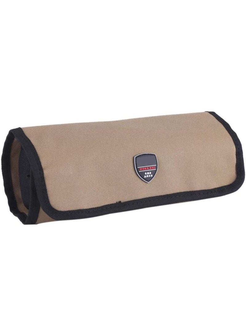 GGOOT Tool Roll, Electrician Tool Bag Tool Organisers Durable Waterproof Canvas Electrician Screwdriver Tool Roll Up Hardware Tools Storage Bag (36 * 25cm)  - Image 1
