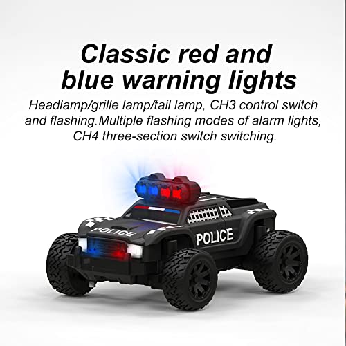 FLYCOLOR Turbo Racing 1:76 C82 RC Truck Car Full Proportional RC Mini Sports Car Remote Controller for Adults Gift(Black) - Image 2