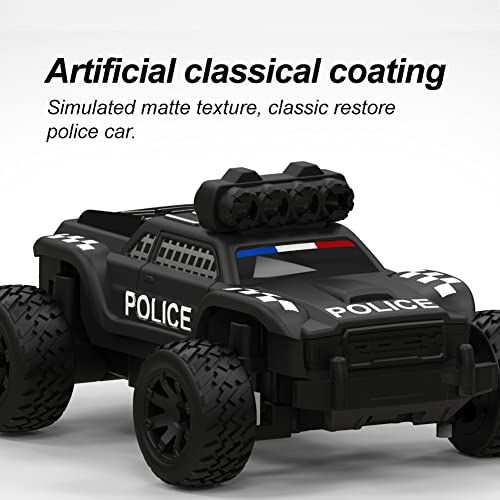 FLYCOLOR Turbo Racing 1:76 C82 RC Truck Car Full Proportional RC Mini Sports Car Remote Controller for Adults Gift(Black) - Image 4