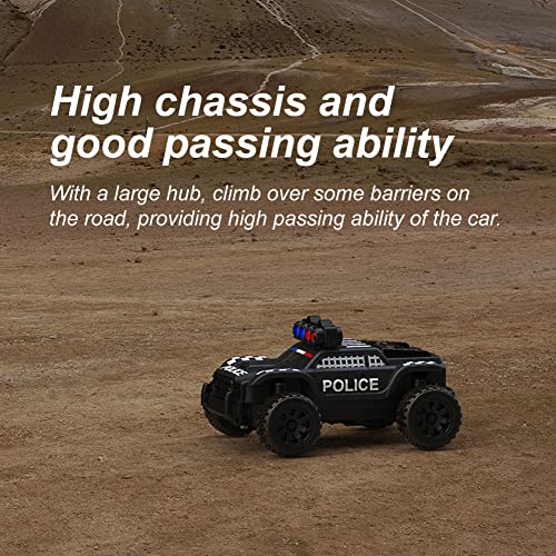 FLYCOLOR Turbo Racing 1:76 C82 RC Truck Car Full Proportional RC Mini Sports Car Remote Controller for Adults Gift(Black) - Image 3