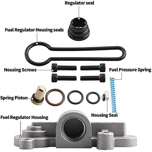 MWMNUN 6.0 Blue Spring Kit Upgrade Compatible with Ford fuel pressure Regulator Kit Ford Blue Spring Kit 6.0 Powerstroke Fits 2003/2004/2005/2006/2007 F250/F350/ F450/ F550 Replaces 3C3Z-9T517-AG,3C3Z9T517AG - Image 4