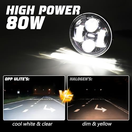 OPP ULITE F150 Led Fog Light for Ford F150 20072014 6500K 80W Plug N Play 45inch Waterproof Driving Fog Lights Assembly Kit 2PC Pack - Image 3