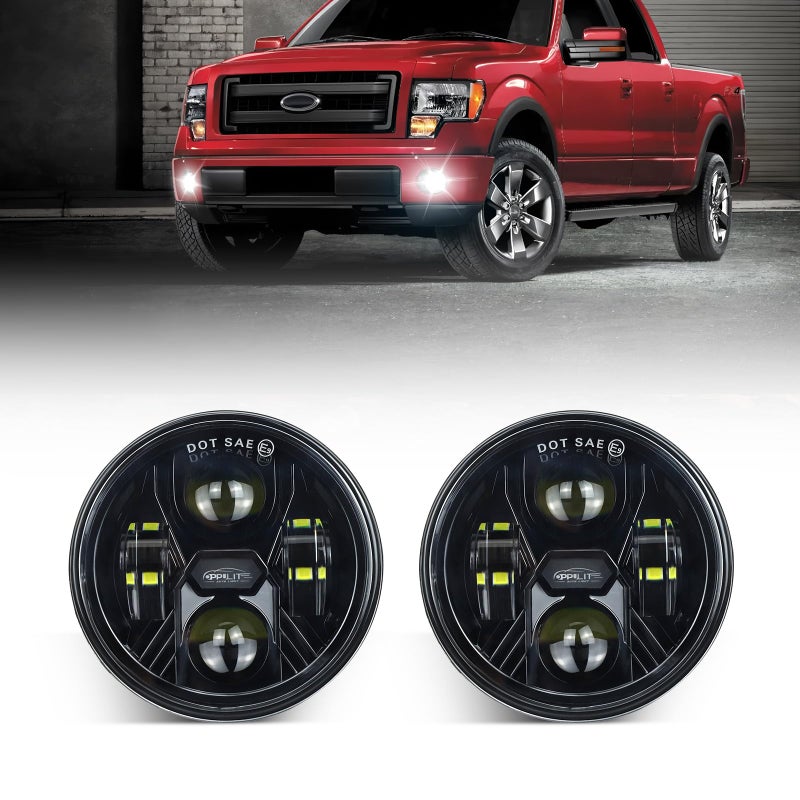 OPP ULITE F150 Led Fog Light for Ford F150 20072014 6500K 80W Plug N Play 45inch Waterproof Driving Fog Lights Assembly Kit 2PC Pack - Image 2