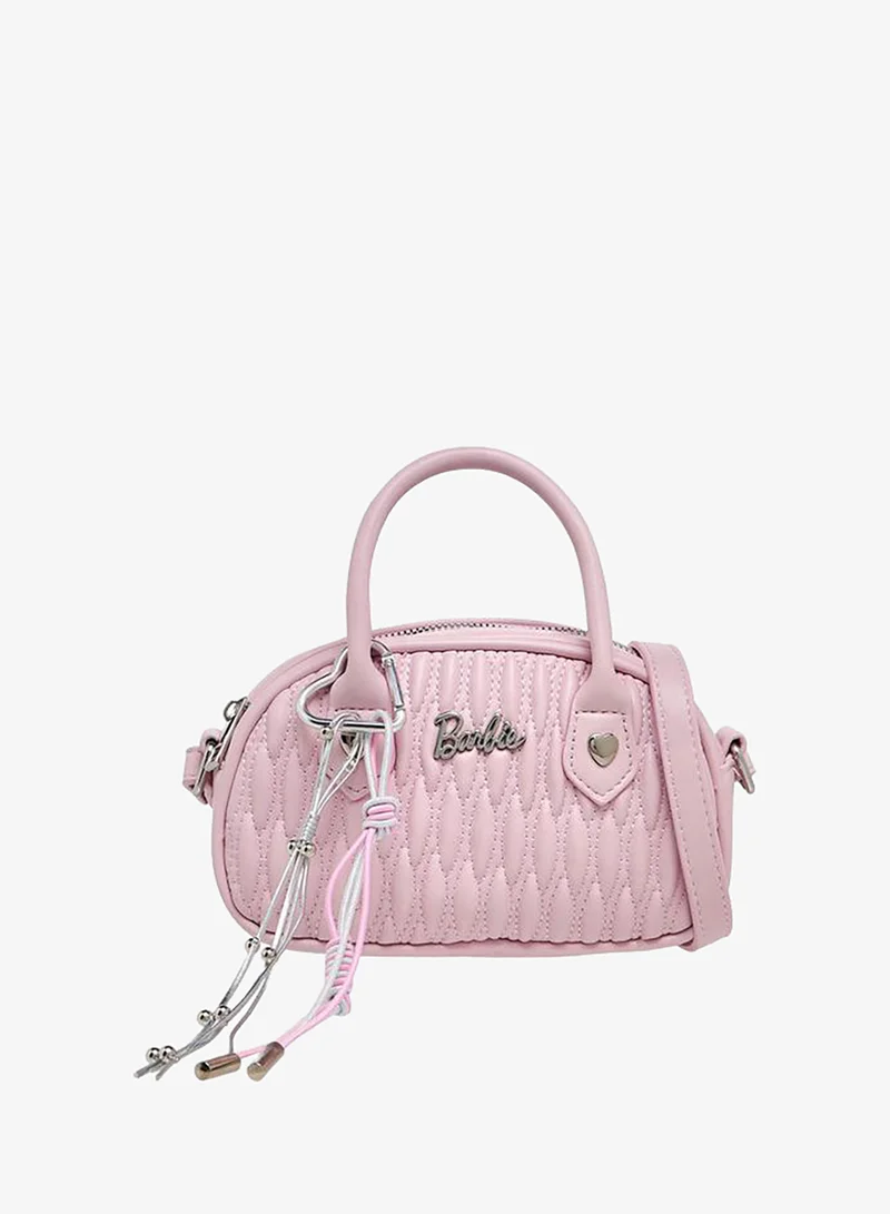 Barbie Quilted Crossbody Bag with Adjustable Strap