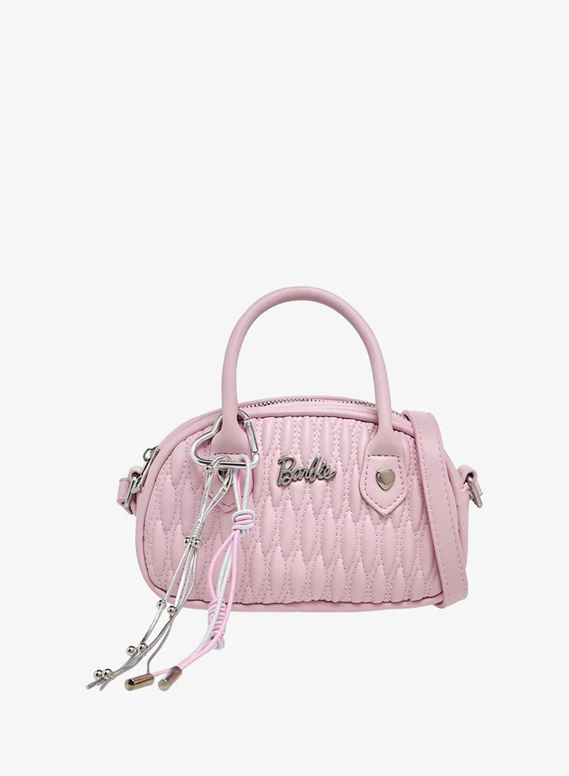Barbie Quilted Crossbody Bag with Adjustable Strap