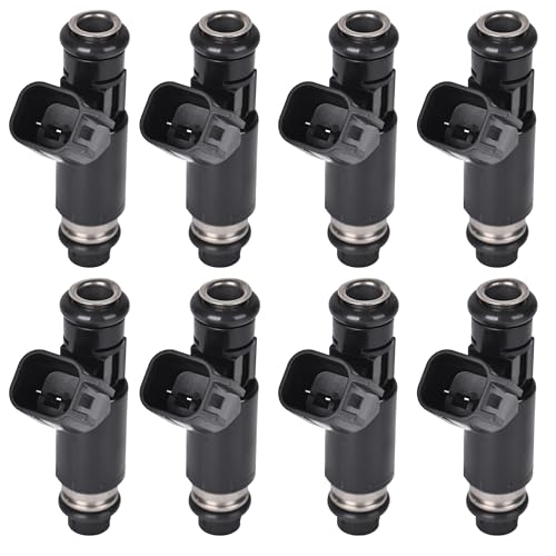 EKLN 12580426 Fuel Injectors Fit for Chevy Avalanche 1500 Silverado 1500 2500 Tahoe Suburban 1500 GMC Sierra 1500 Yukon XL 1500 V8 5.3L Flex Engine 4 Hole Replaces OE# 25326903 217-1626 88894361 - Image 1