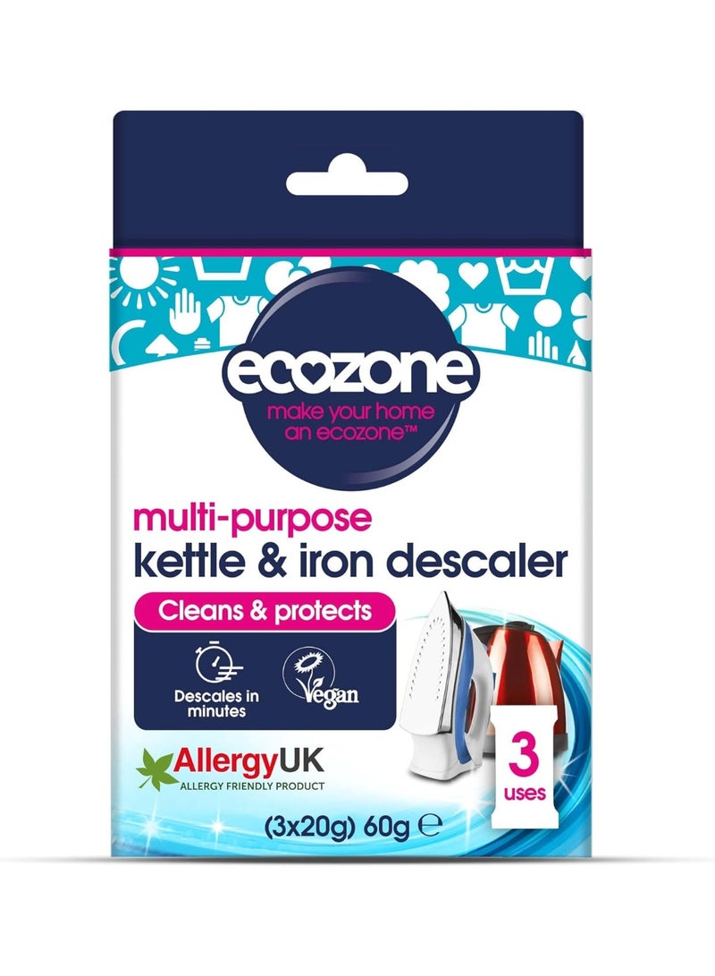 ecozone Kettle & Iron Descaler, Removes limescale build up effectively  - Image 1