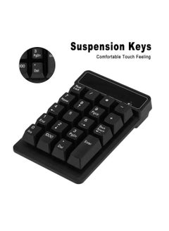 Excefore Bluetooth Numeric Keypad, Wireless 19-Keys Number pad, Portable Mini Accounting Multi-Function Number Keypad, with 10m Transmission Distance and 10 Million Clicks, for Laptop, Notebook Tablet  - Image 5