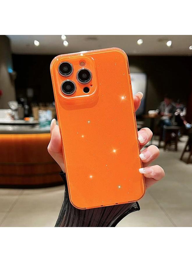 زبون جراب لهاتف iPhone 13 Pro Max، جراب هاتف TPU بلون سادة لامع من مادة هلامية - Image 1