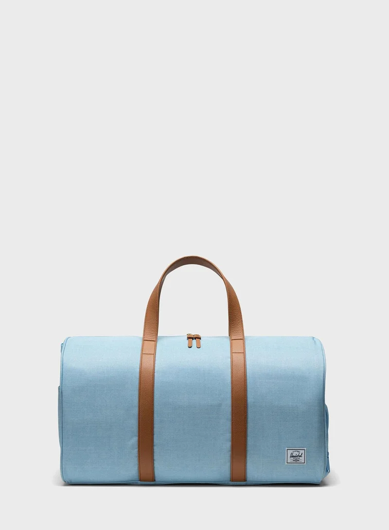 Herschel Logo Detail Zip Over Duffle Bag