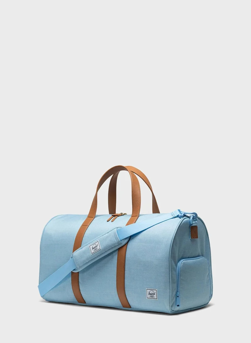 Herschel Logo Detail Zip Over Duffle Bag