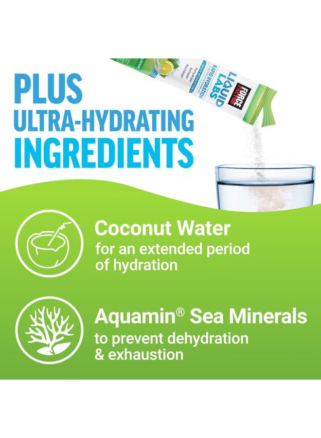 FORCE FACTOR Liquid Labs Electrolytes Powder Packets—Lemon Lime—Hydration Packets to Make Electrolyte Water with 5 Essential Electrolytes, Vitamins, Minerals, and Antioxidants, 20 Stick Packs - Image 4
