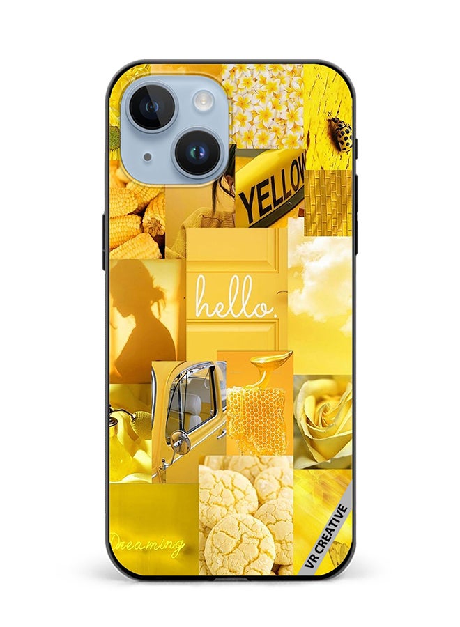 VR CREATIVE Protective Case Cover For Apple iPhone 15 Plus Hello Design Multicolour - Image 1