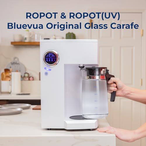 Bluevua Reverse Osmosis Water Filter Replacement Carafes, Replacement Jar for Ropot100 Countertop Water Purifier-1700ML - Image 2