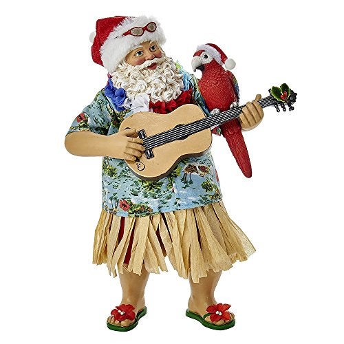 Kurt S. Adler Kurt Adler 11" Fabriche' Beach Santa - Image 2