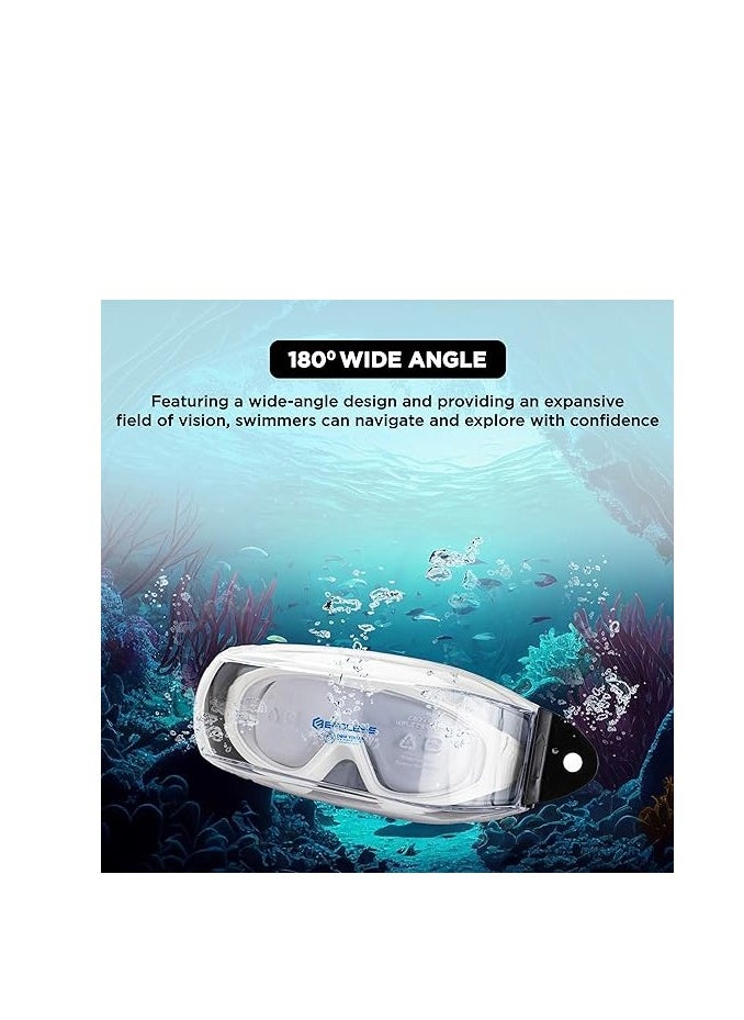 ENDLESS  - EL1009 Premium Swimming Goggle with Anti-Fog and UV Protection | Material : Silicon, PU | Stylish Big Frame for more Visibility | Soft Silicone Gasket for Leak Proof | With Hard Case - Image 1