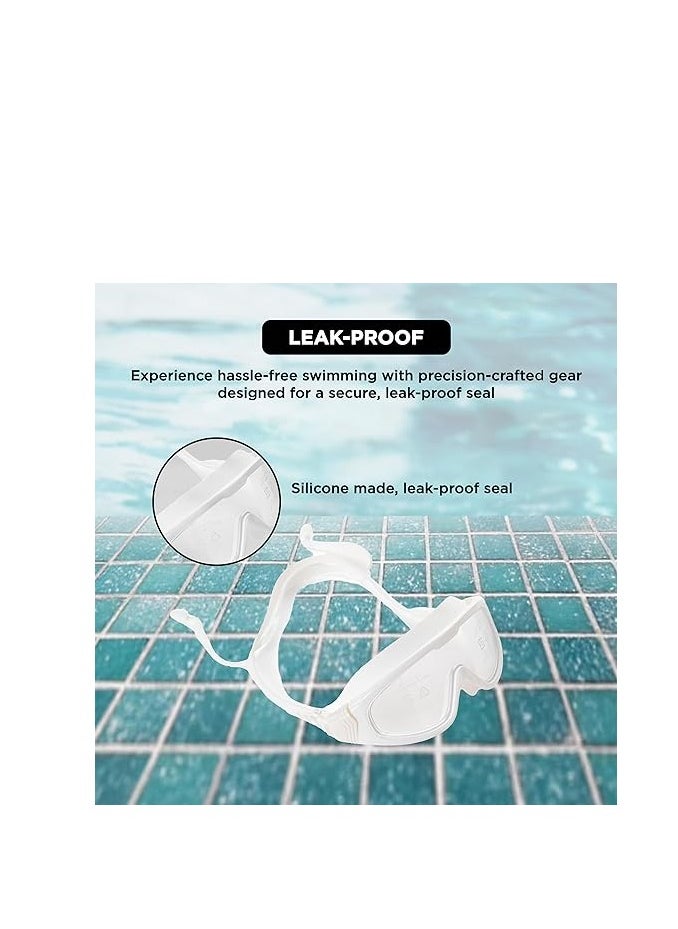ENDLESS  - EL1009 Premium Swimming Goggle with Anti-Fog and UV Protection | Material : Silicon, PU | Stylish Big Frame for more Visibility | Soft Silicone Gasket for Leak Proof | With Hard Case - Image 1