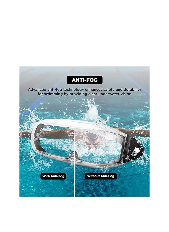 ENDLESS  - EL1009 Premium Swimming Goggle with Anti-Fog and UV Protection | Material : Silicon, PU | Stylish Big Frame for more Visibility | Soft Silicone Gasket for Leak Proof | With Hard Case - Image 1