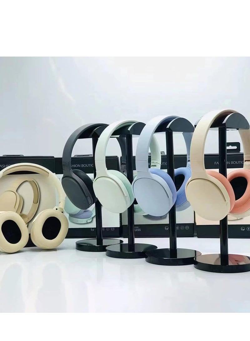 P2961 Head-worn Bluetooth Headset Wireless Heavy Bass Headset Full-ear Ultra-long Battery Life Bluetooth Headset with Intelligent Noise Cancellation, Foldable Wireless Headset HiFi, Ergonomic Blueto - Image 3