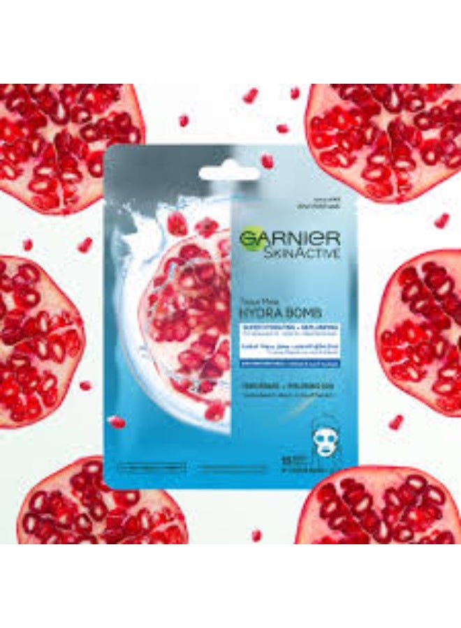 garnier Skin Active Hydra Bomb Mask Pomengrate 28 gm - Image 2