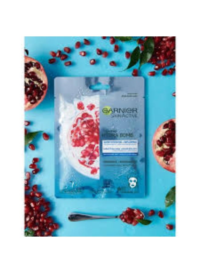 garnier Skin Active Hydra Bomb Mask Pomengrate 28 gm - Image 3