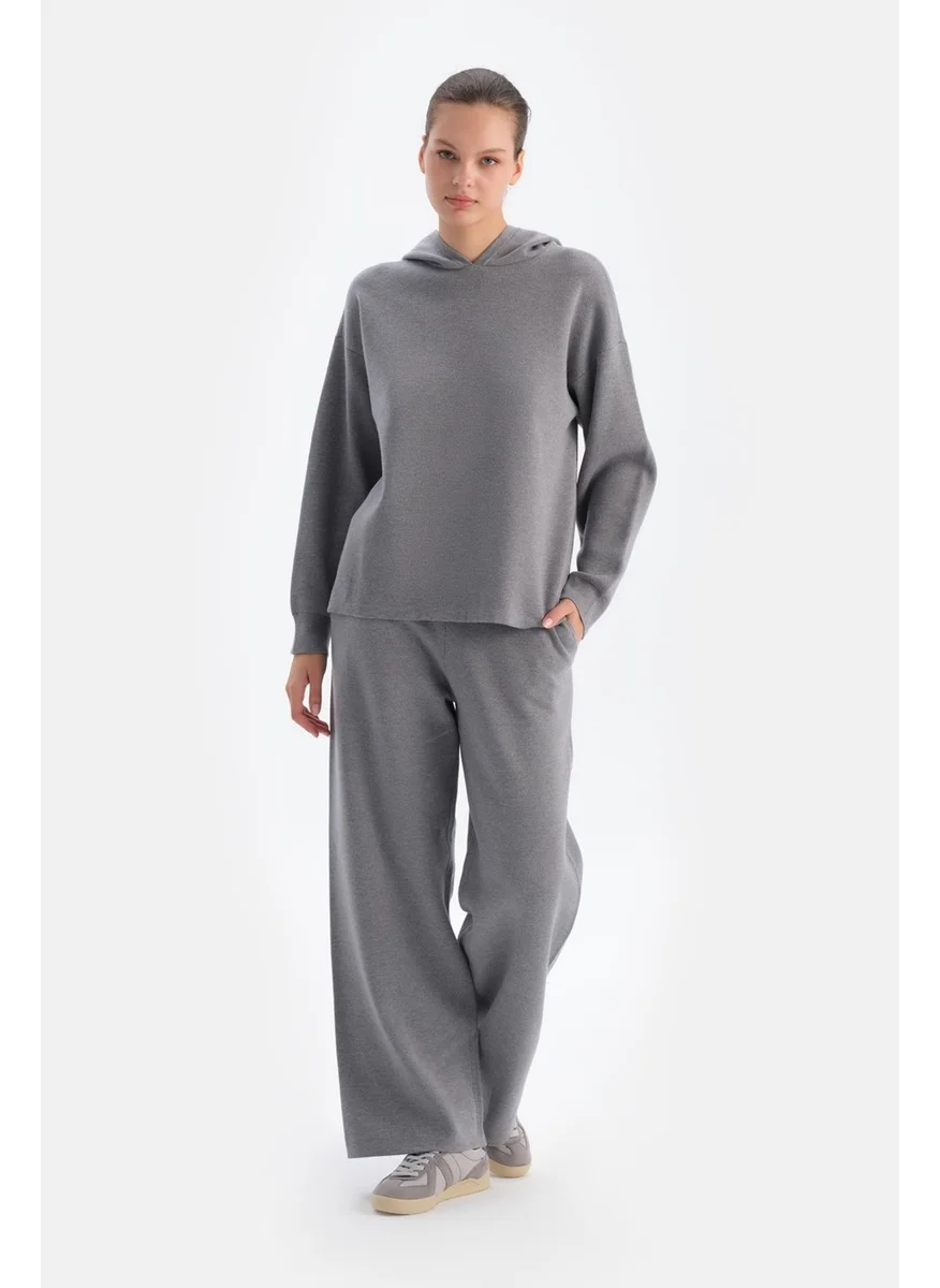 داجي Grey Melange Soft Touch Trousers