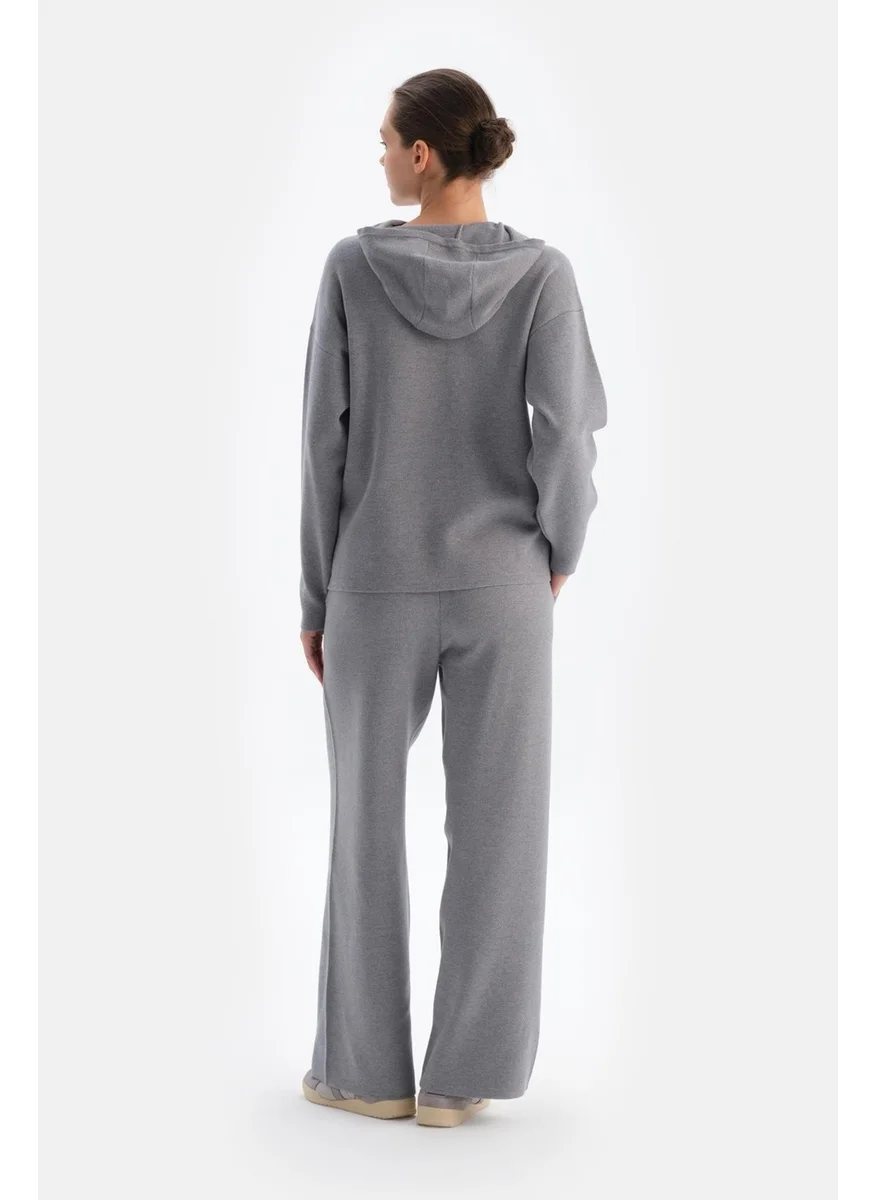 داجي Grey Melange Soft Touch Trousers