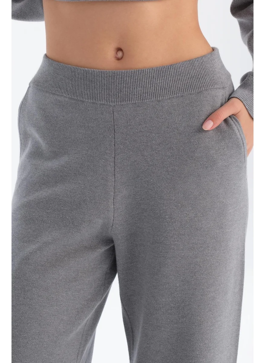 dagi Grey Melange Soft Touch Trousers