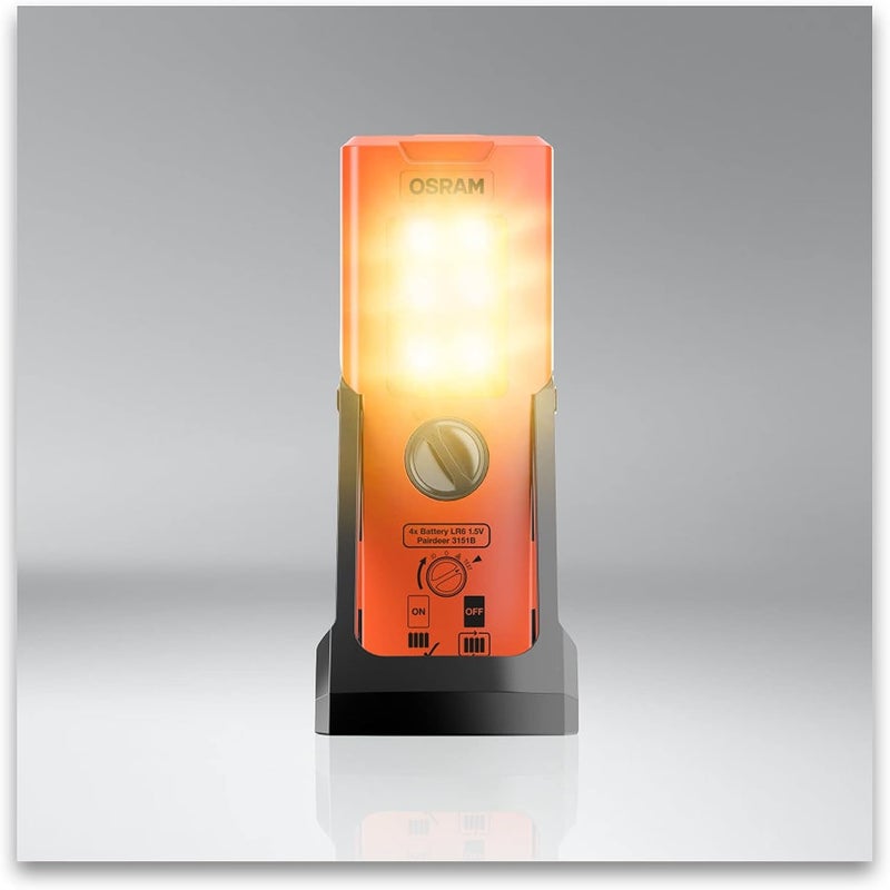 أوسرام OSRAM LEDguardian® TRUCK FLARE Signal TA19، ضوء تحذير LED قائم للشاحنات والحافلات والمركبات التي يزيد وزنها عن 3.5 طن، LEDSL103، ضوء واحد تصميم موحد شامل - Image 4