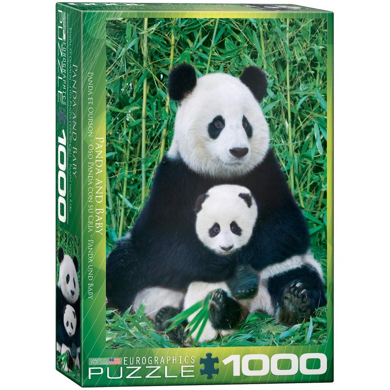 EuroGraphics Panda and Baby 1000 Piece Puzzle, Multicolor, 6000-0173 - Image 4