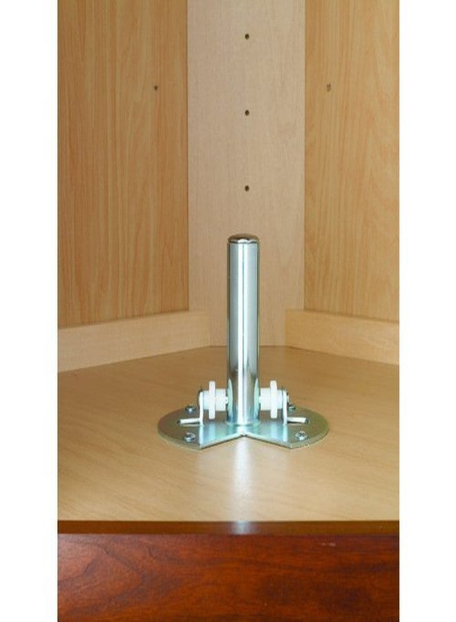 Rev-A-Shelf Bottom Mount Lazy Susan Hardware Components One Shelf Hardware Set - Image 2