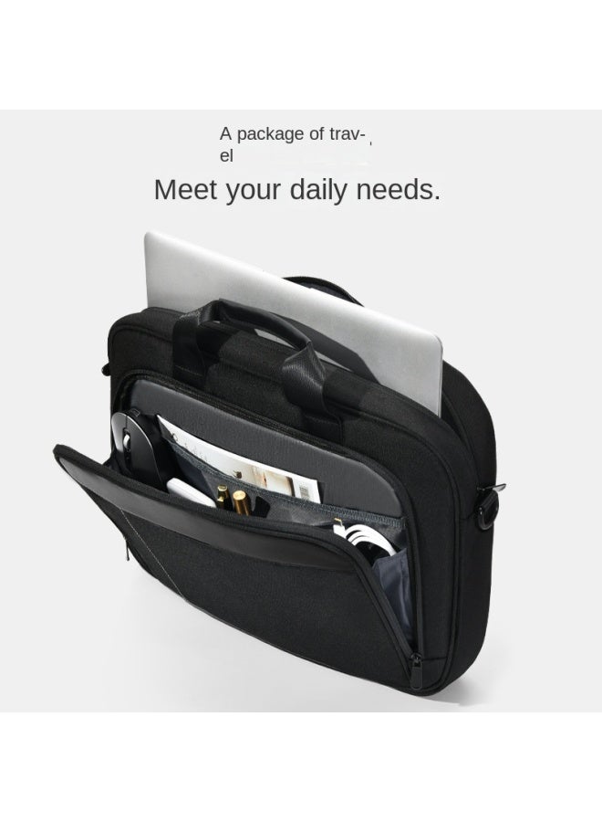 سبوت حقيبة كمبيوتر محمول بحمالة كتف محمولة، سعة كبيرة، تخزين عالي المستوى، حقيبة مبطنة ملائمة للكمبيوتر المحمول - Image 1