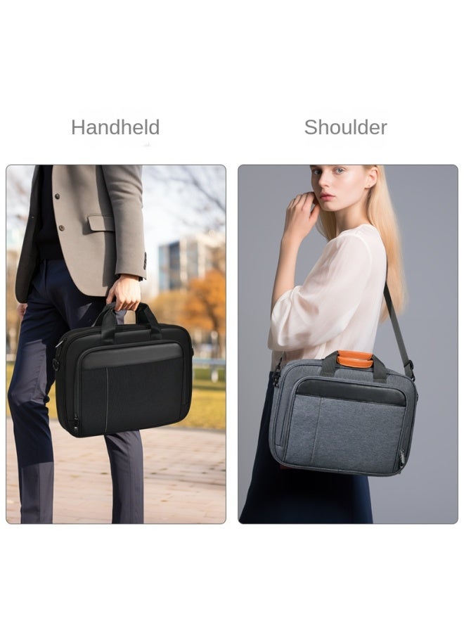 سبوت حقيبة كمبيوتر محمول بحمالة كتف محمولة، سعة كبيرة، تخزين عالي المستوى، حقيبة مبطنة ملائمة للكمبيوتر المحمول - Image 4