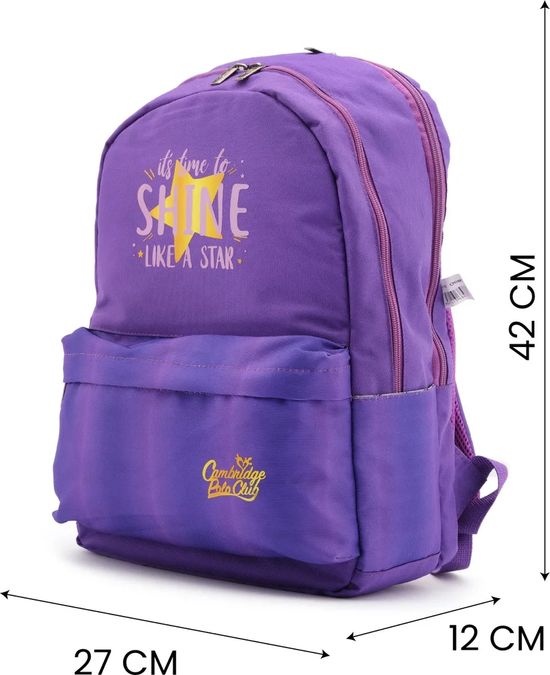 Cambridge Polo Club Star Double Main Compartment Unisex Kids Primary School Bag Set
