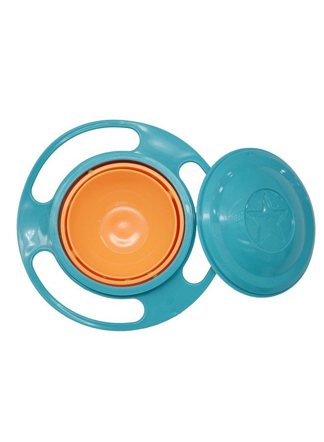 Ztl Gyro Bowl 360 Dgree Rotation Spill Resistant Gyroscopic Bowl With Lid - Image 1