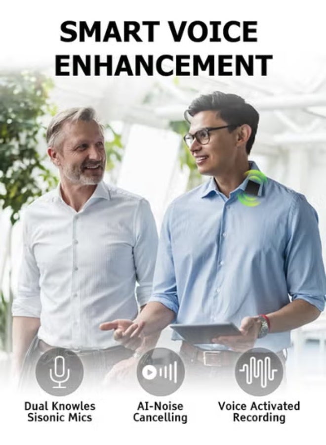 مسجل صوت رقمي للمحاضرات والاجتماعات والمقابلات، تسجيل محيطي بزاوية 360 درجة (32 جيجابايت) - Image 5