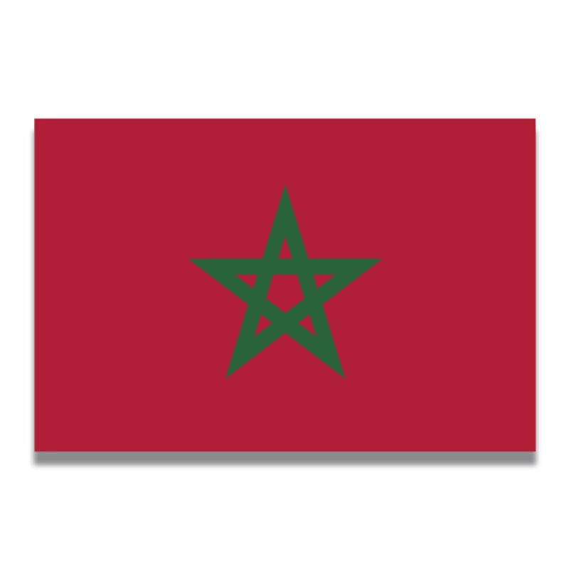 Magnet Me Up Morocco Morrocan Flag Car Magnet Decal 4x6 Inches Heavy Duty Automotive Magnet for Car Truck SUV