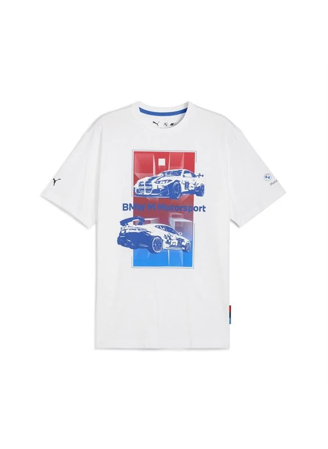 Puma PUMA White BMW M Motorsport Block Tee Men for Men | Best Price UAE
