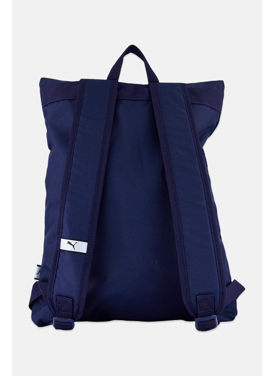 PUMA Men Brand Logo Backpack, Navy  - Image 2