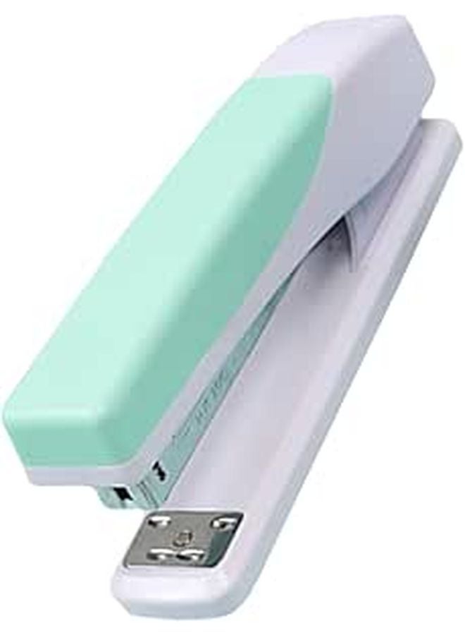 Mint Green Portable Large Capacity Desk Stapler Ergonomic Labor Saving Office Classroom - Image 1